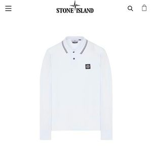 stone island long sleeve polo LRG slim fit